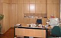Büroeinbauschrank und Schreibplatz