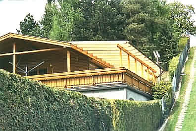Carport mit Glasdach